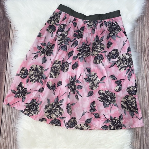 Anthropologie | Odille Floral Pleated Mini Skirt - Picture 2 of 7